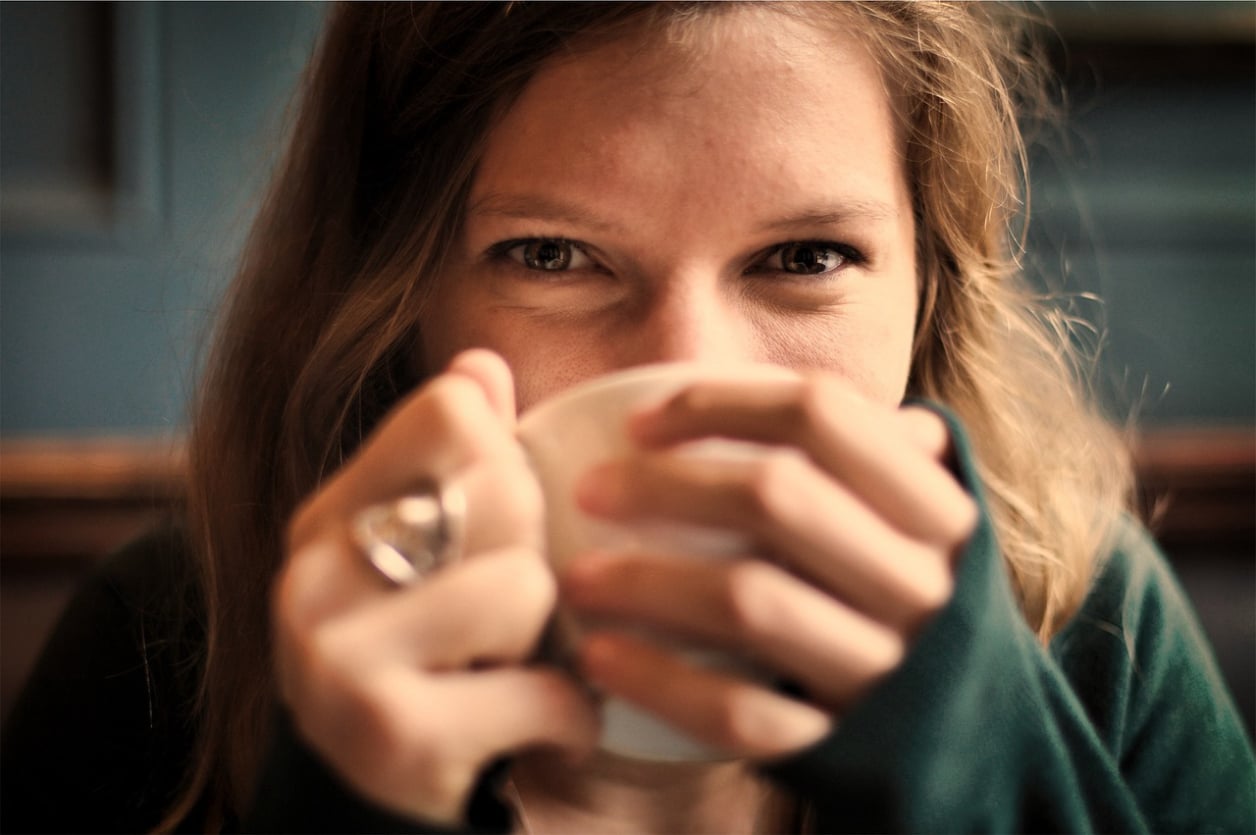 auf eine Tasse Kaffee